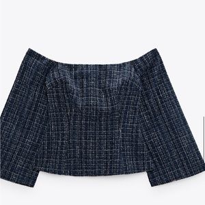 Zara textured top